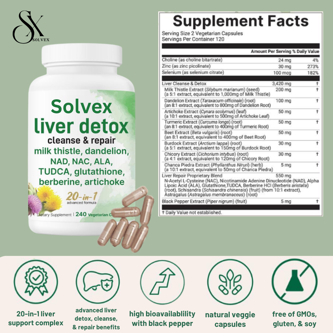 Solvex Liver Detox Supplement