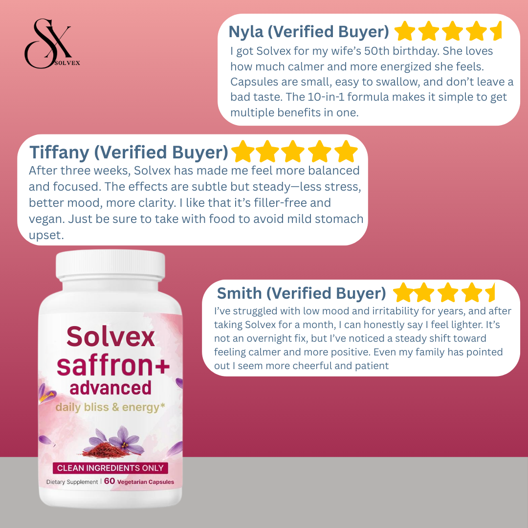 Solvex Saffron+ Advanced Supplements