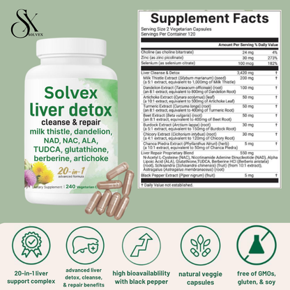 Solvex Liver Detox Supplement
