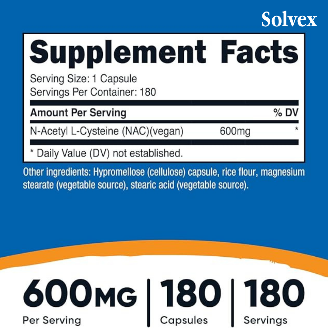 Solvex N-Acetyl-L-Cysteine