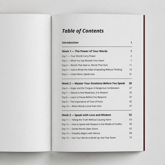 A 30 Day Challenge to Transform the Way You Speak.